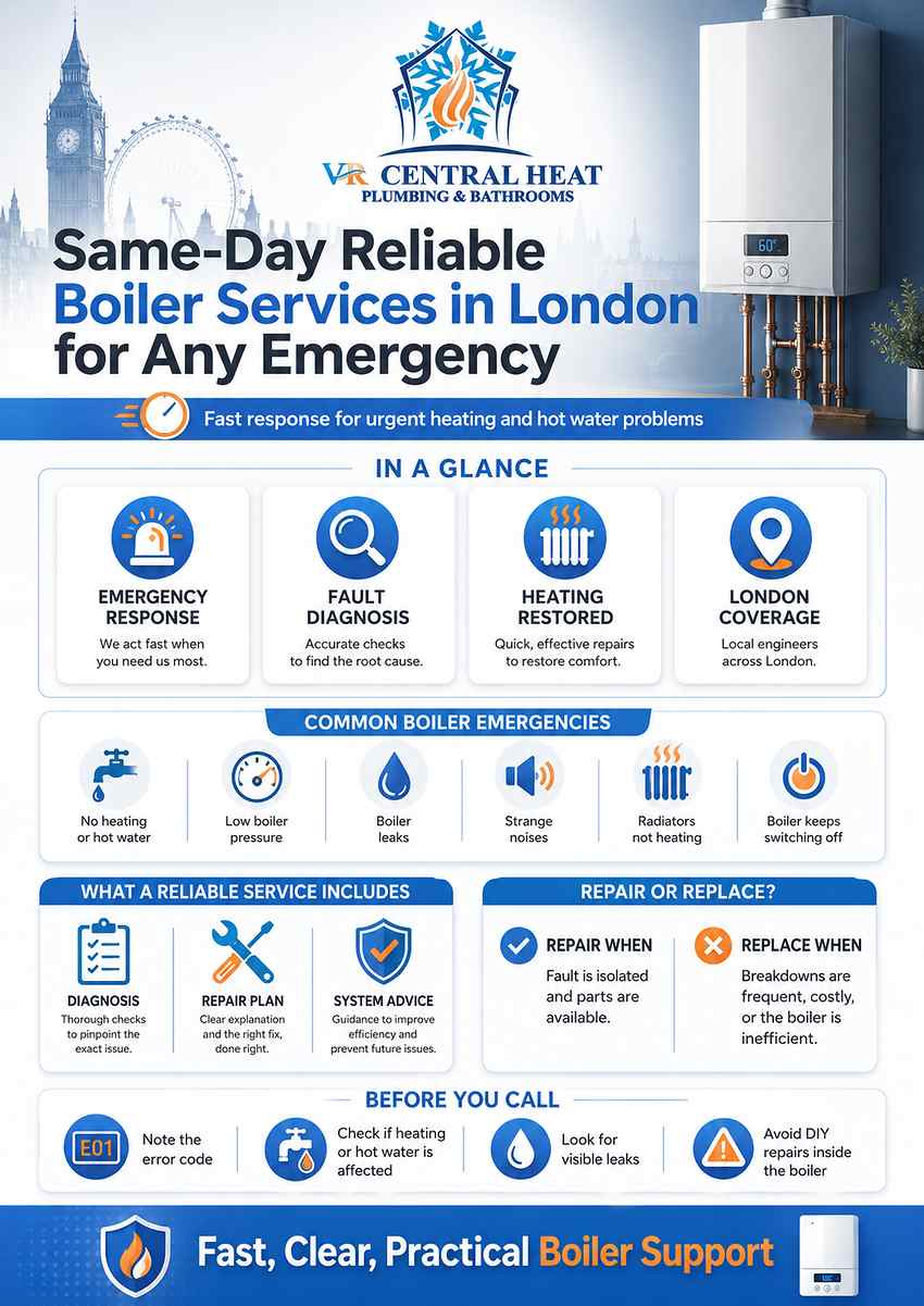 Same-Day Reliable Boiler Services in London for Any Emergency Infographic